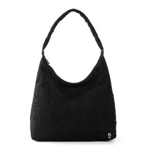 NWT SAKROOTS ATLAS HOBO - BLACK SPIRIT DESERT QUILTED